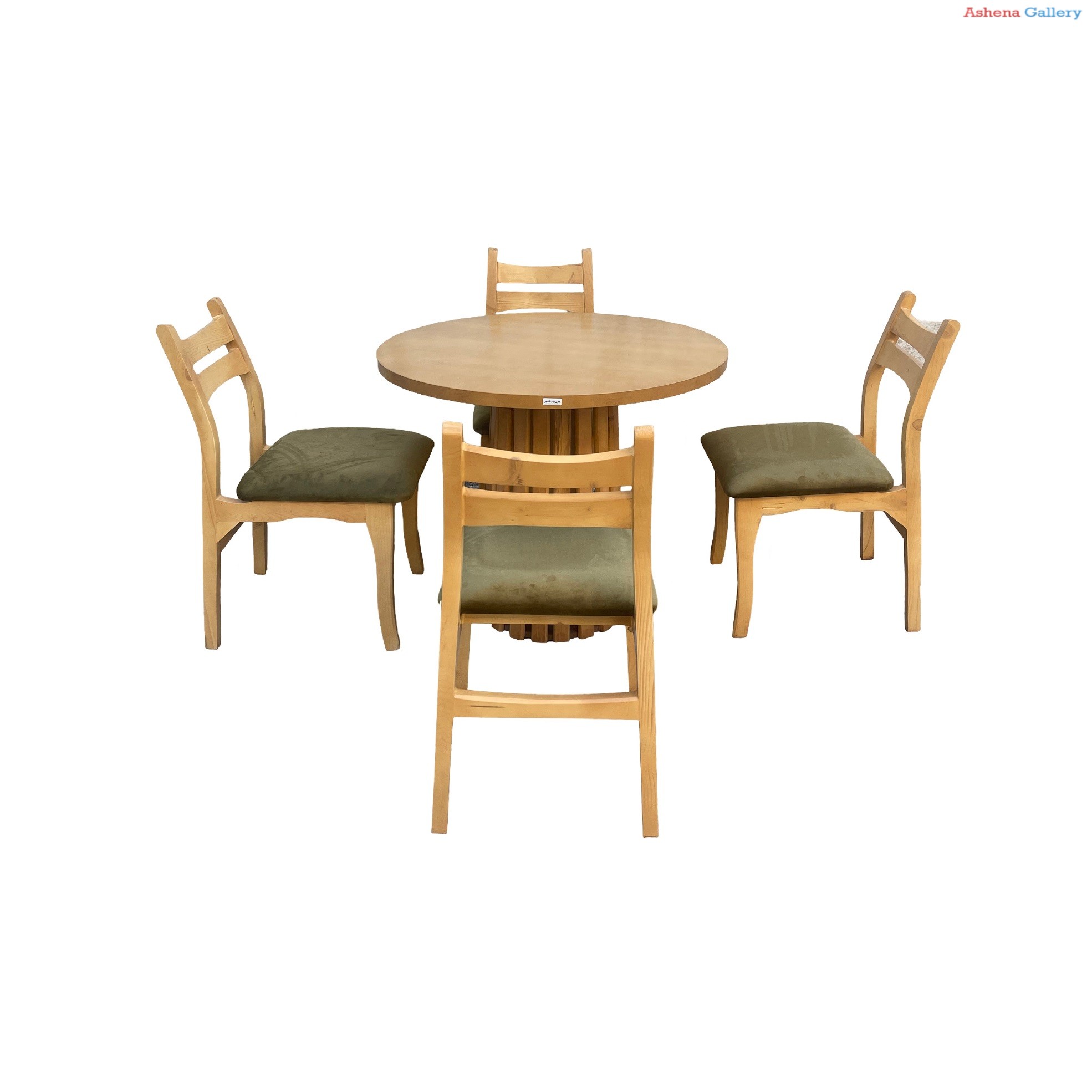 میز و صندلی ناهارخوری ۴ نفره گالری چوب آشنایی مدل Gvz-Boshk