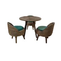 میز و صندلی ناهارخوری ۳ نفره گالری چوب آشنایی مدل Hsr3