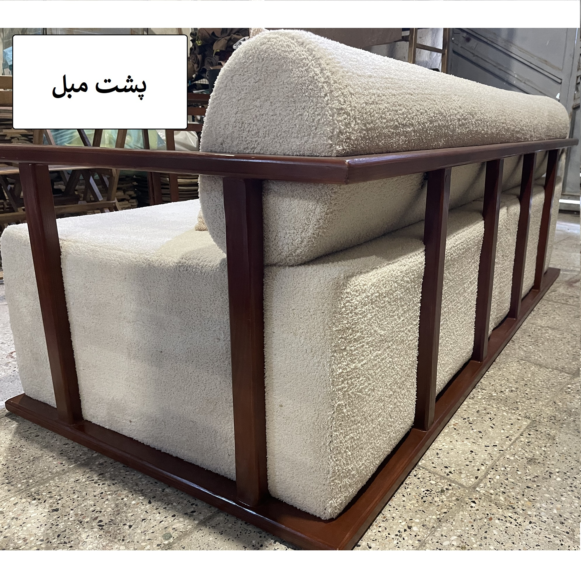مبل راحتی ۸ نفره گالری چوب آشنایی مدل جانان - Image 6